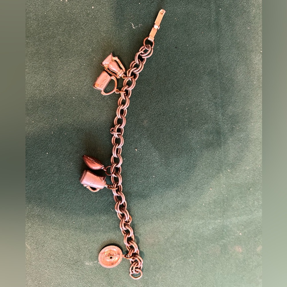 Vintage Charm Bracelet with Charms